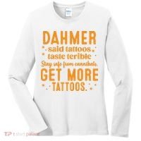 Halloween Dahmer Get More Tattoos Halloween Killer Women's Long Sleeve Shirt thumb 0