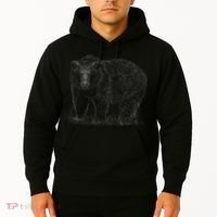 Hand Drawn Grizzly Bear Hoodie thumb 2