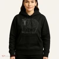 Hand Drawn Grizzly Bear Hoodie thumb 5