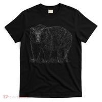Hand Drawn Grizzly Bear T-Shirt thumb 0