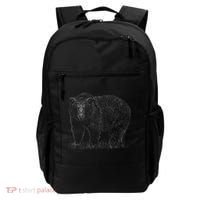 Hand Drawn Grizzly Bear Backpack thumb 0