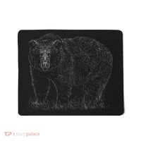 Hand Drawn Grizzly Bear Mousepad thumb 0