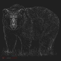 Hand Drawn Grizzly Bear Hat thumb 2