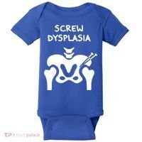 Hip Dysplasia Gift Screw Dysplasia Awareness Funny Gift Baby Bodysuit thumb 0