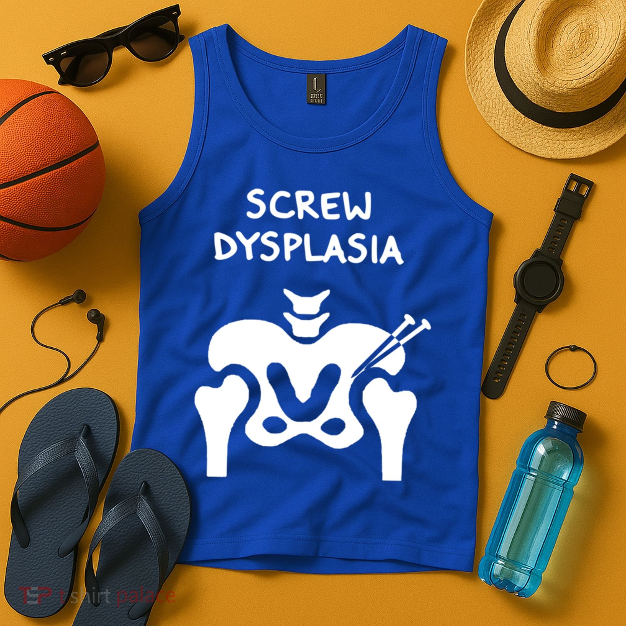 Hip Dysplasia Gift Screw Dysplasia Awareness Funny Gift Tank Top