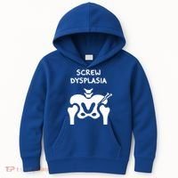 Hip Dysplasia Gift Screw Dysplasia Awareness Funny Gift Kids Hoodie thumb 0
