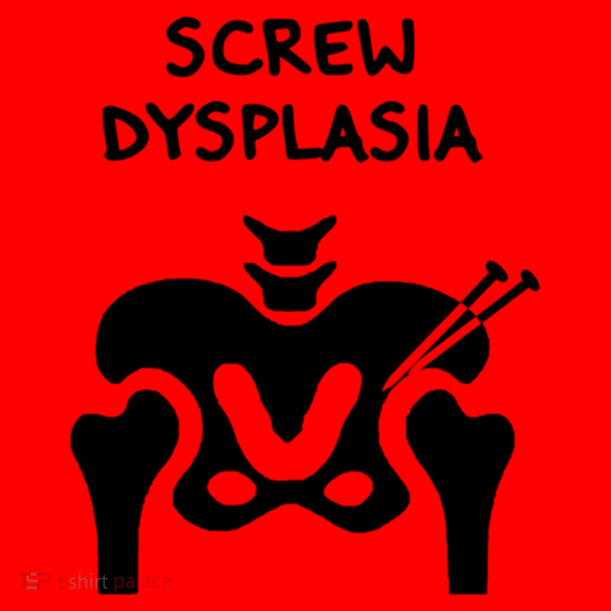 Hip Dysplasia Gift Screw Dysplasia Awareness Funny Gift Santa Hat