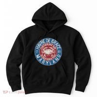 Havre De Grace Md With Blue Crab Hoodie thumb 0
