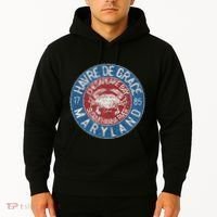 Havre De Grace Md With Blue Crab Hoodie thumb 2