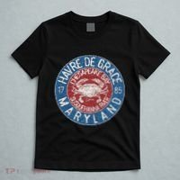 Havre De Grace Md With Blue Crab T-Shirt thumb 5