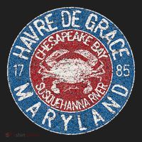 Havre De Grace Md With Blue Crab Beanie thumb 2