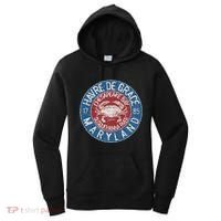 Havre De Grace Md With Blue Crab Women's Hoodie thumb 0