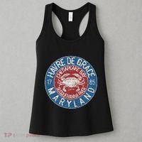 Havre De Grace Md With Blue Crab Women's Tank Top thumb 3