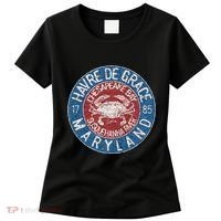 Havre De Grace Md With Blue Crab Women's T-Shirt thumb 0