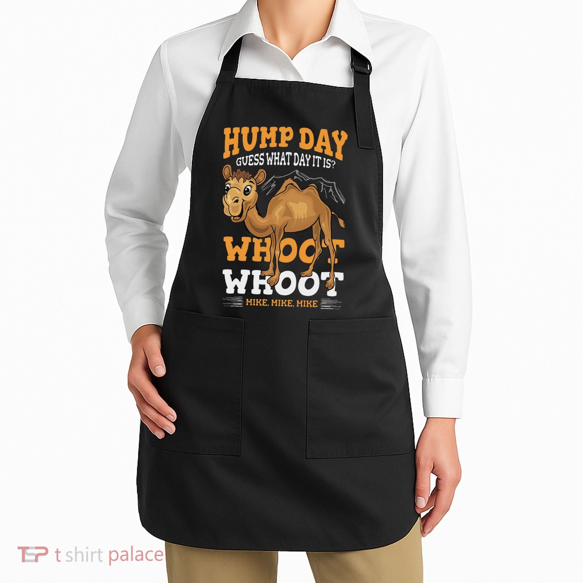 Hump Day Guess What Day It Is Camel Wednesday Gift Apron