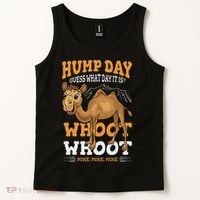 Hump Day Guess What Day It Is Camel Wednesday Gift Tank Top thumb 2