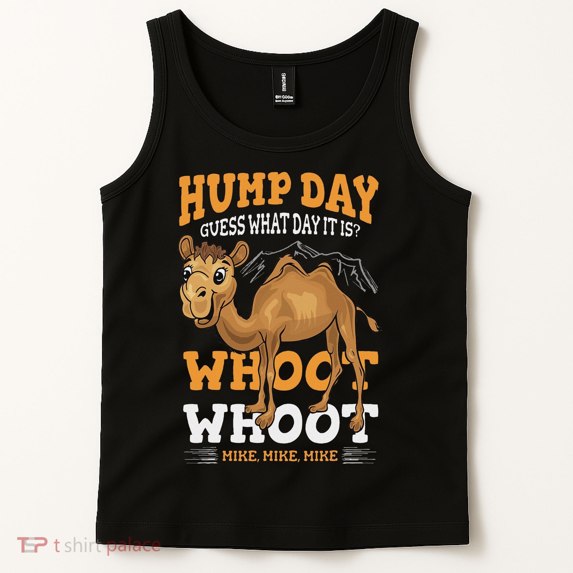 Hump Day Guess What Day It Is Camel Wednesday Gift Tank Top