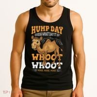 Hump Day Guess What Day It Is Camel Wednesday Gift Tank Top thumb 3