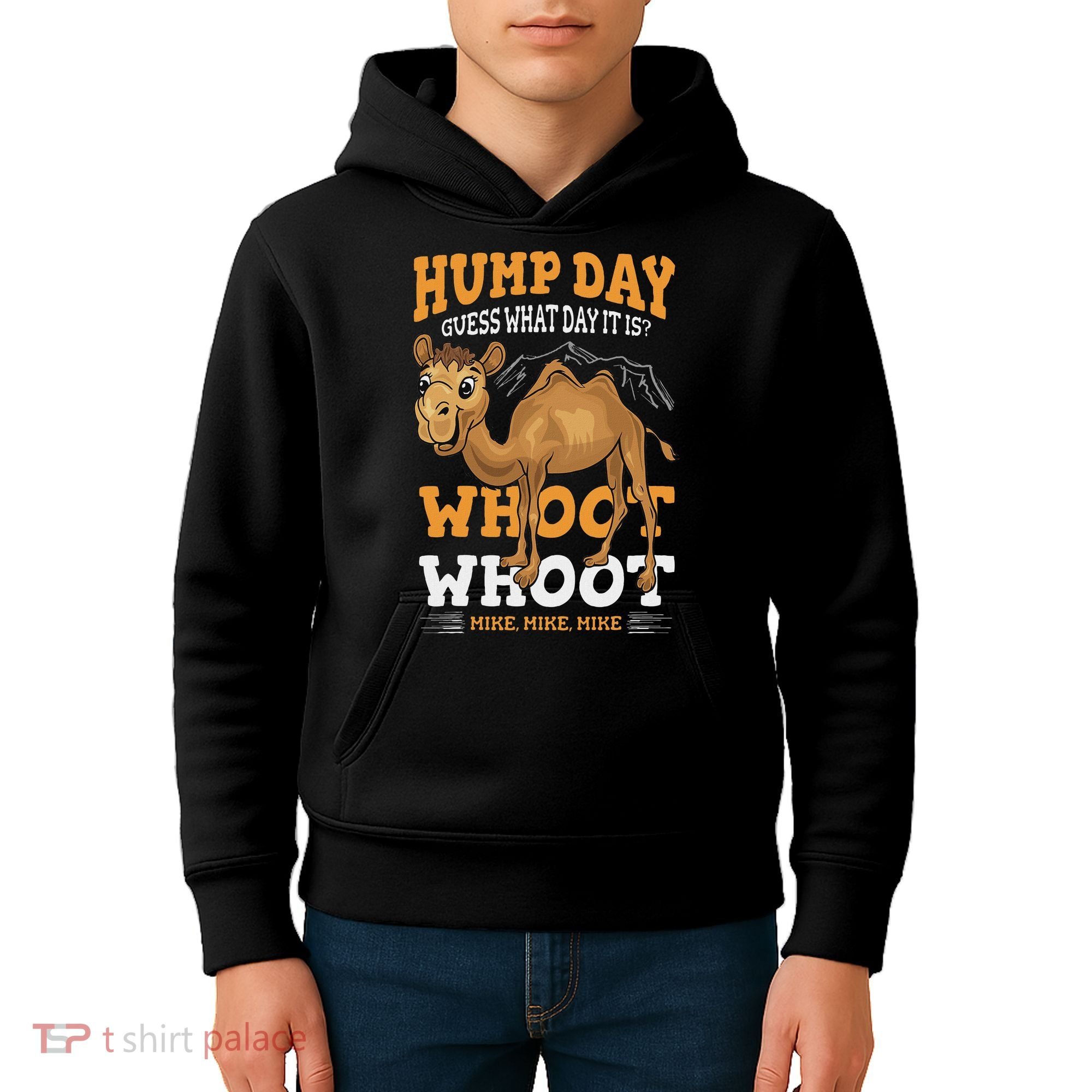 Hump Day Guess What Day It Is Camel Wednesday Gift Kids Hoodie
