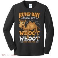 Hump Day Guess What Day It Is Camel Wednesday Gift Kids Long Sleeve Shirt thumb 0
