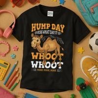 Hump Day Guess What Day It Is Camel Wednesday Gift Kids T-Shirt thumb 3