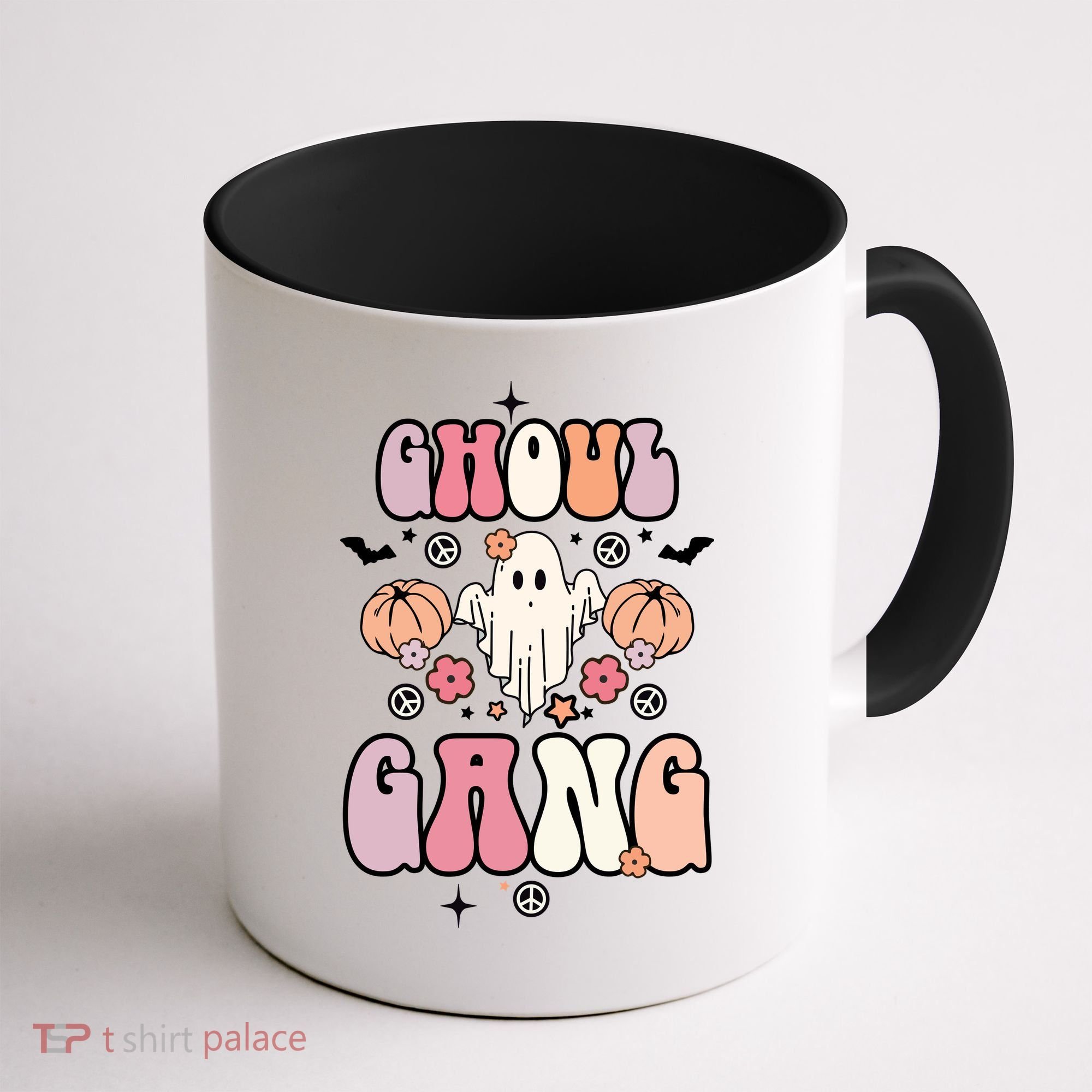 Halloween Day Ghoul Gang Ghost Retro Halloween Coffee Mug