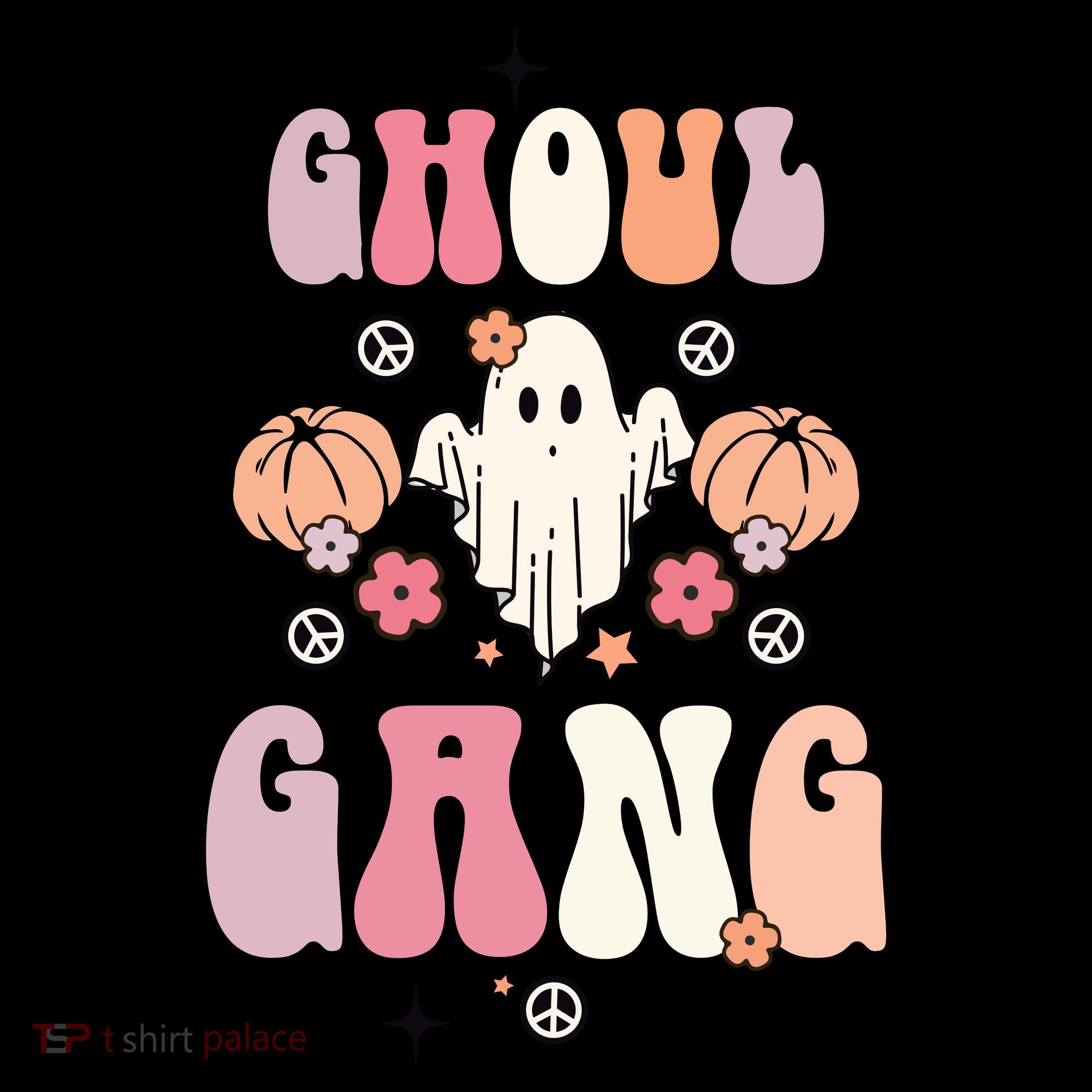 Halloween Day Ghoul Gang Ghost Retro Halloween Coffee Mug