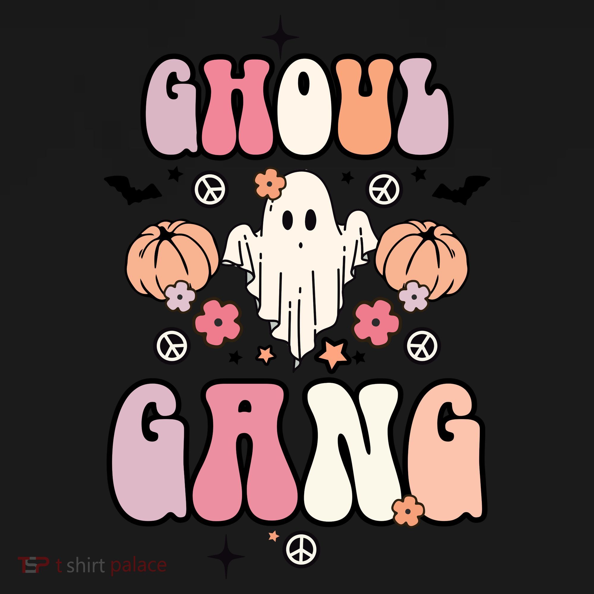 Halloween Day Ghoul Gang Ghost Retro Halloween Women's Hoodie