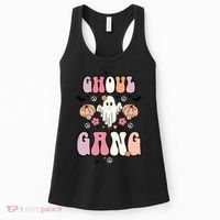 Halloween Day Ghoul Gang Ghost Retro Halloween Women's Tank Top thumb 0