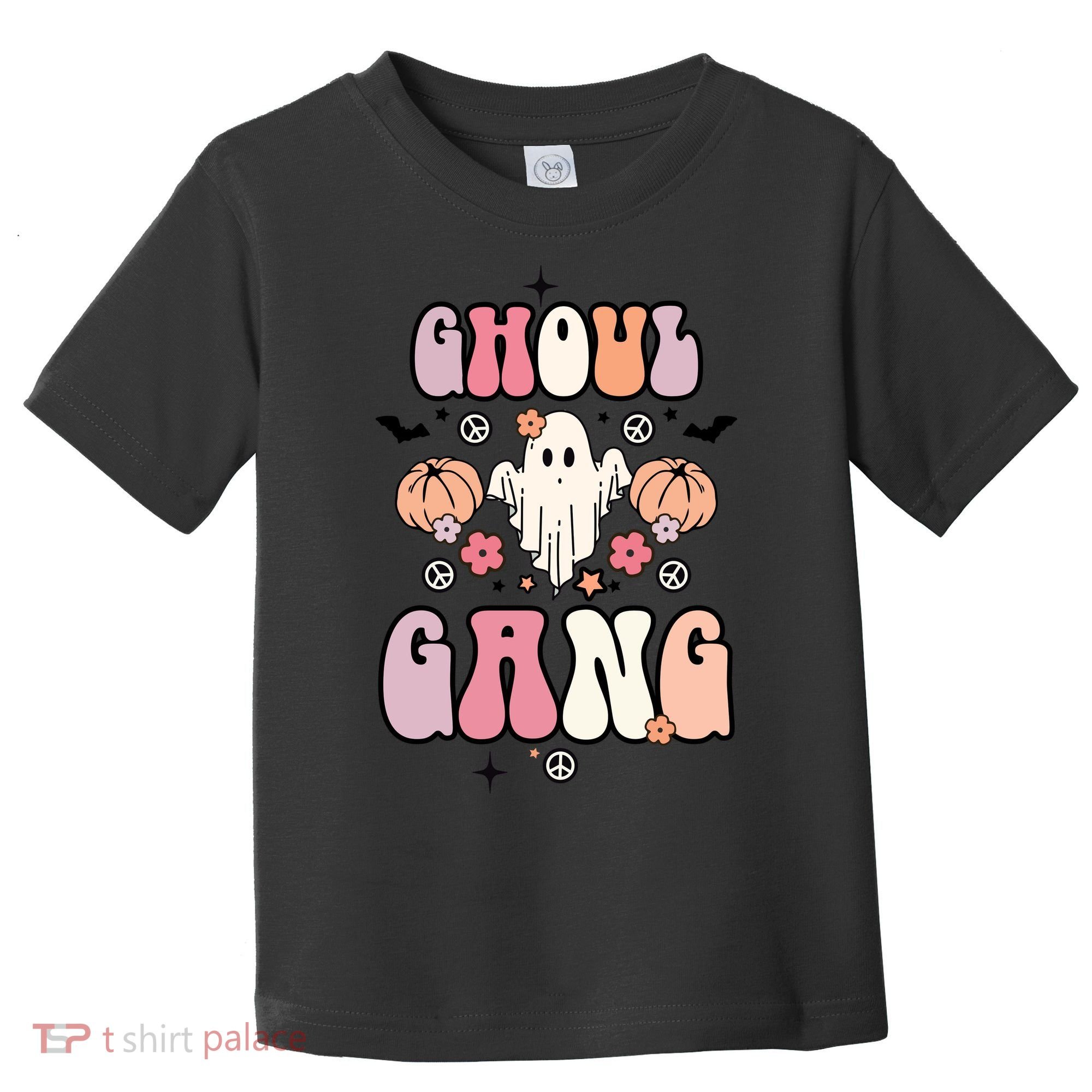 Halloween Day Ghoul Gang Ghost Retro Halloween Toddler T-Shirt