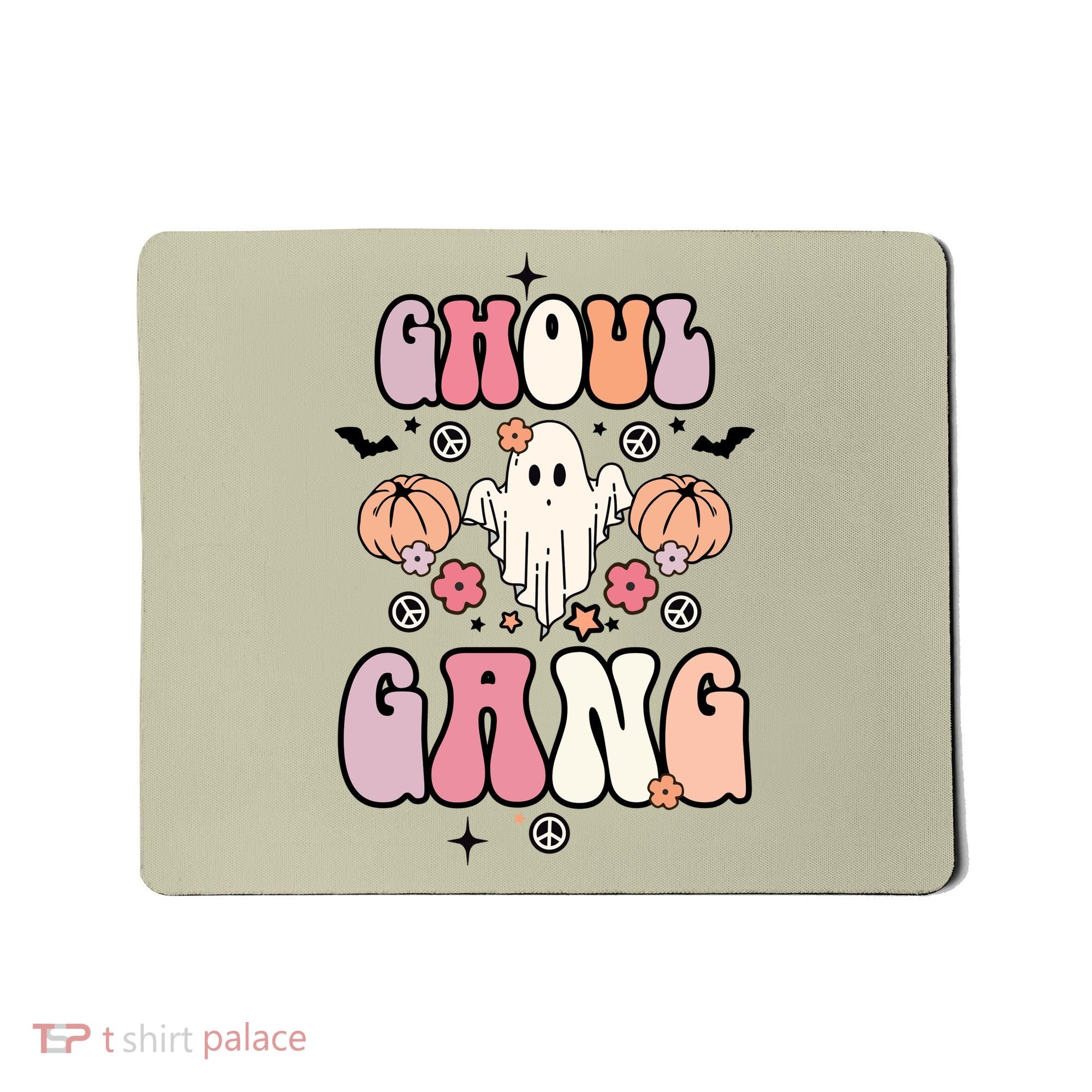 Halloween Day Ghoul Gang Ghost Retro Halloween Mousepad