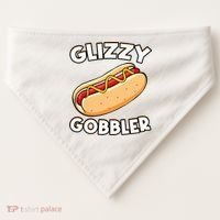 Hot Dog Glizzy Gobbler Number One Glizzy Gladiator USA-Made Doggie Bandana thumb 0