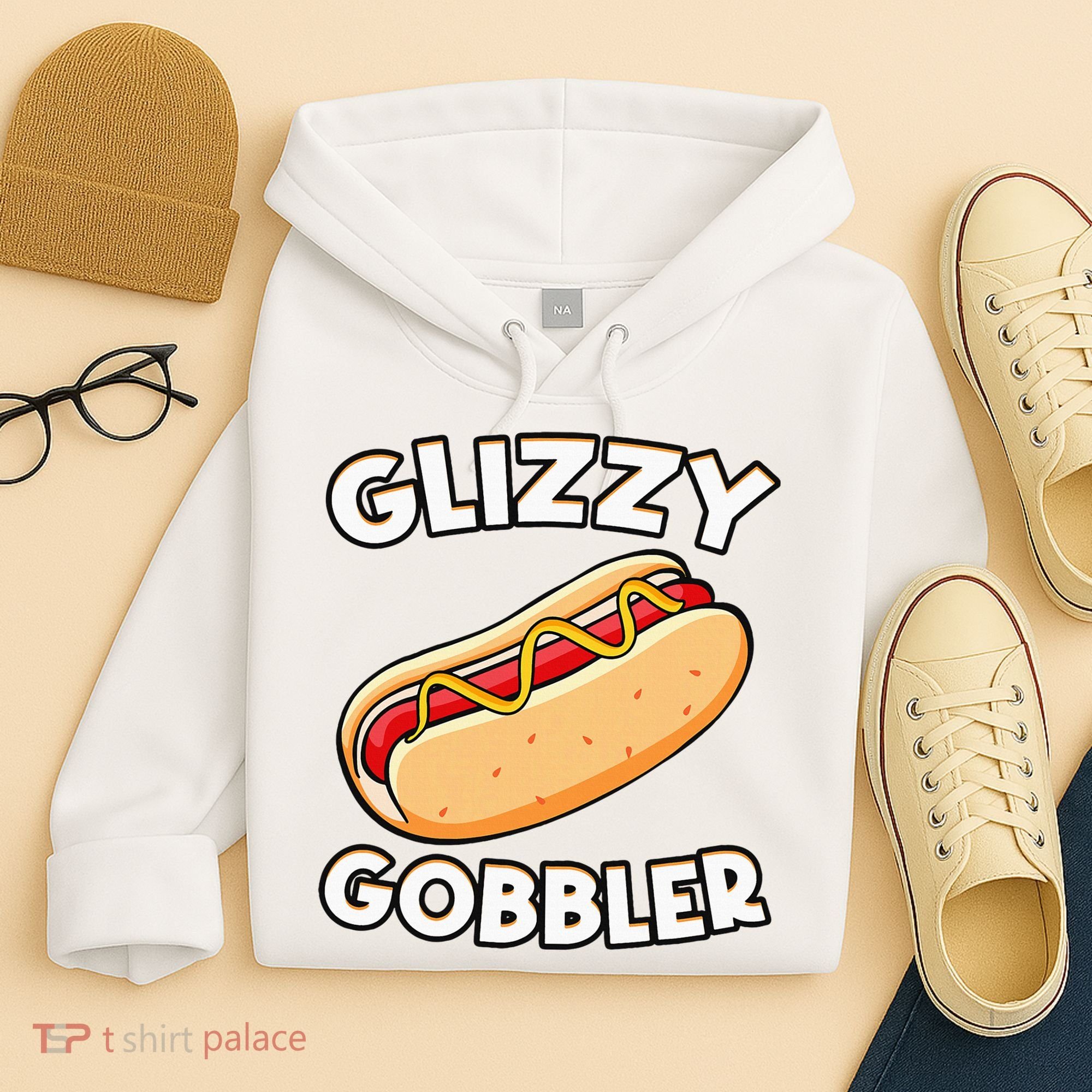 Hot Dog Glizzy Gobbler Number One Glizzy Gladiator Hoodie