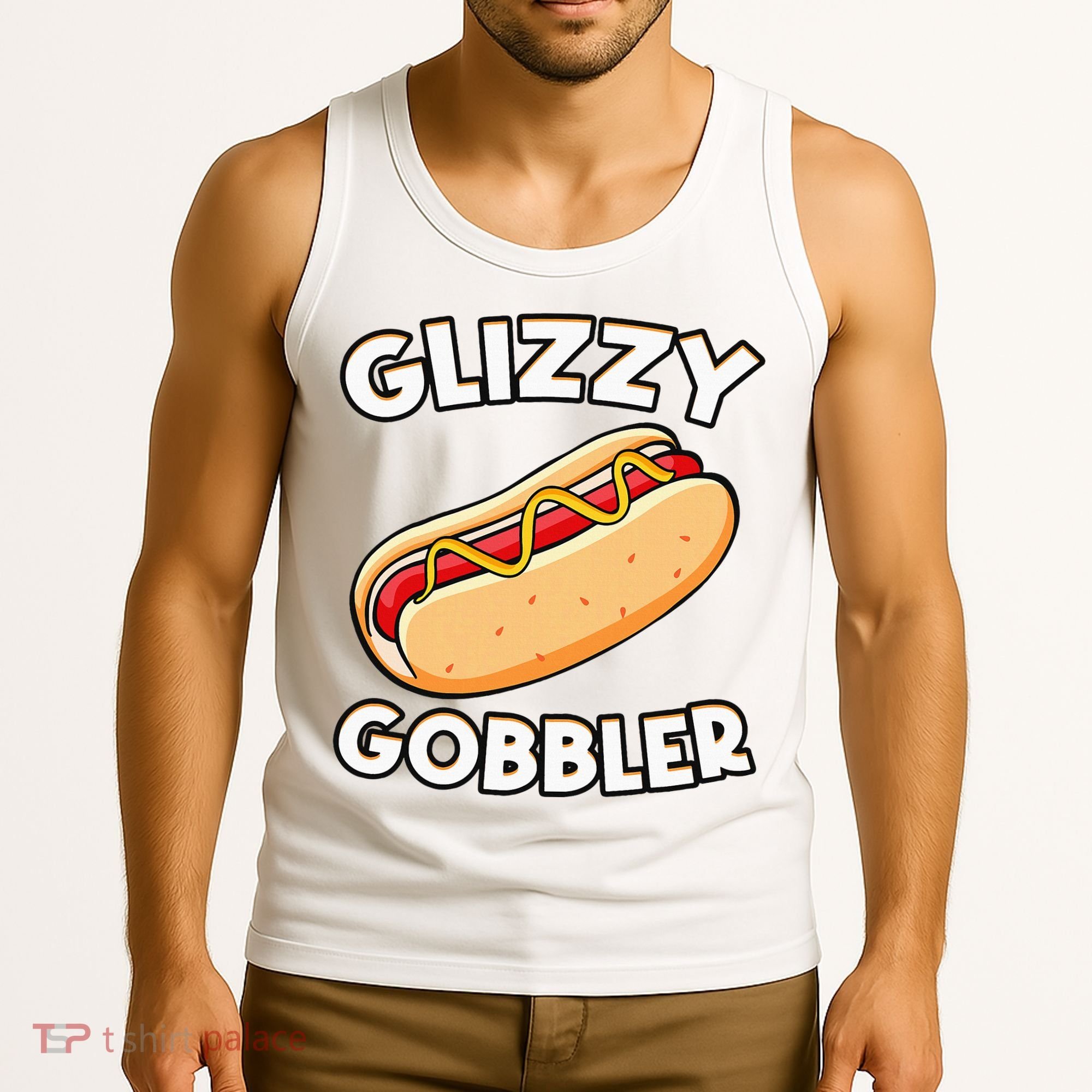 Hot Dog Glizzy Gobbler Number One Glizzy Gladiator Tank Top
