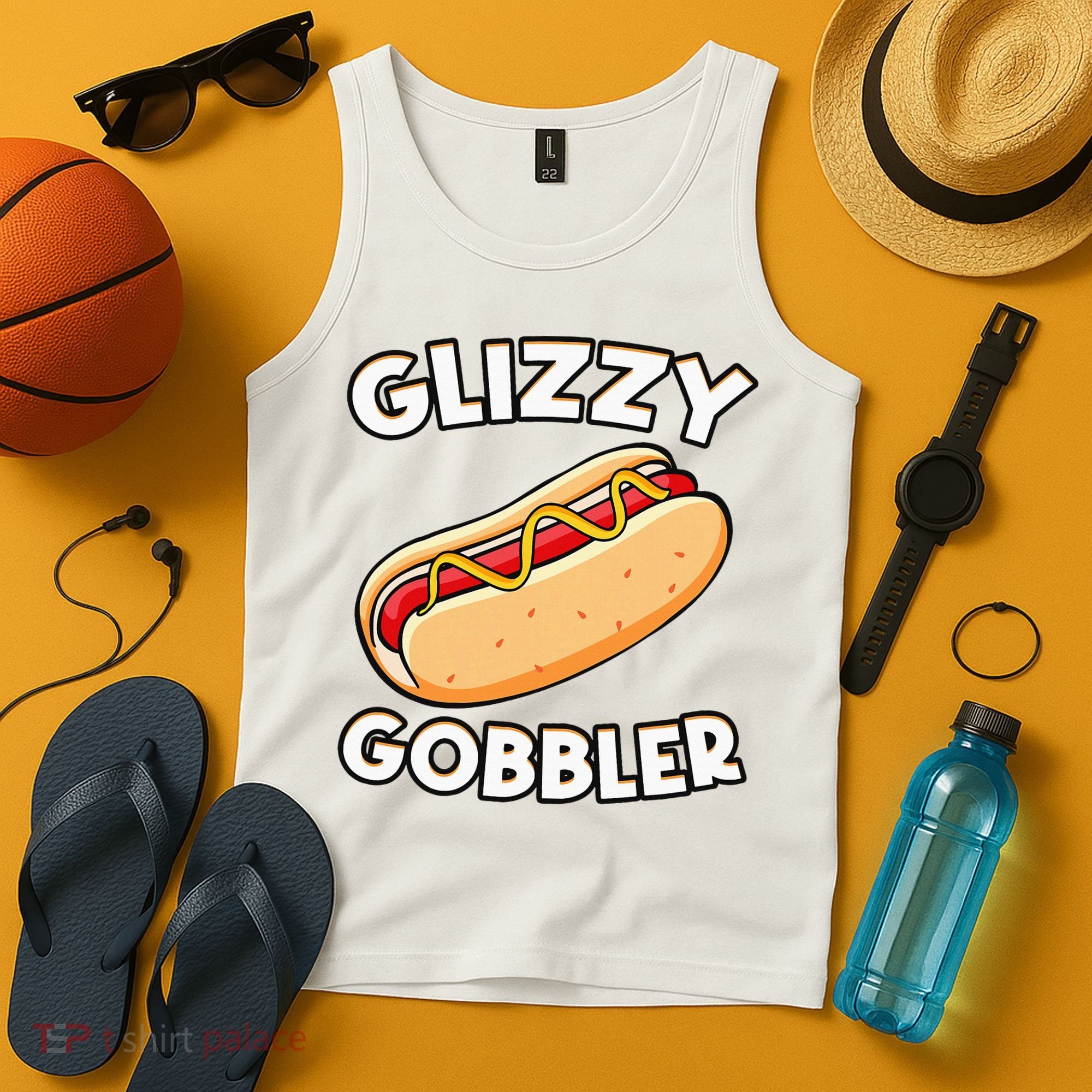 Hot Dog Glizzy Gobbler Number One Glizzy Gladiator Tank Top