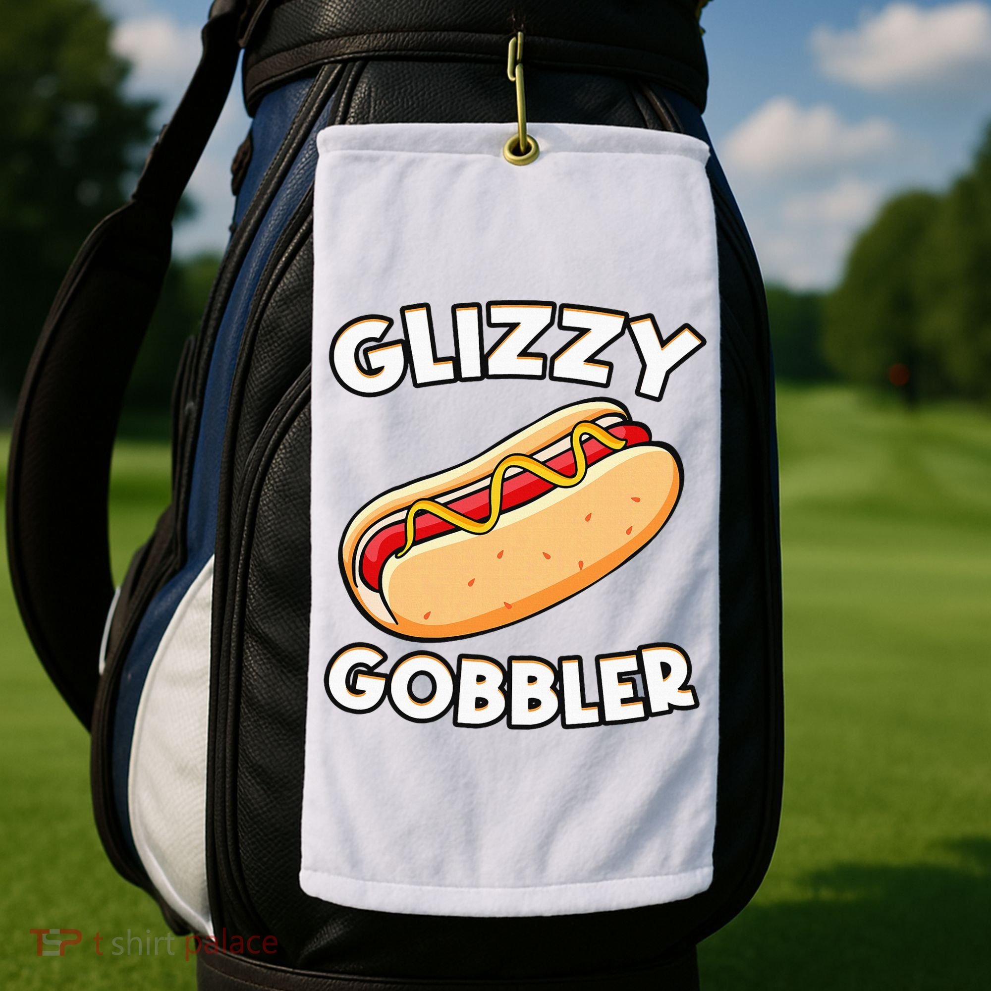 Hot Dog Glizzy Gobbler Number One Glizzy Gladiator Golf Towel