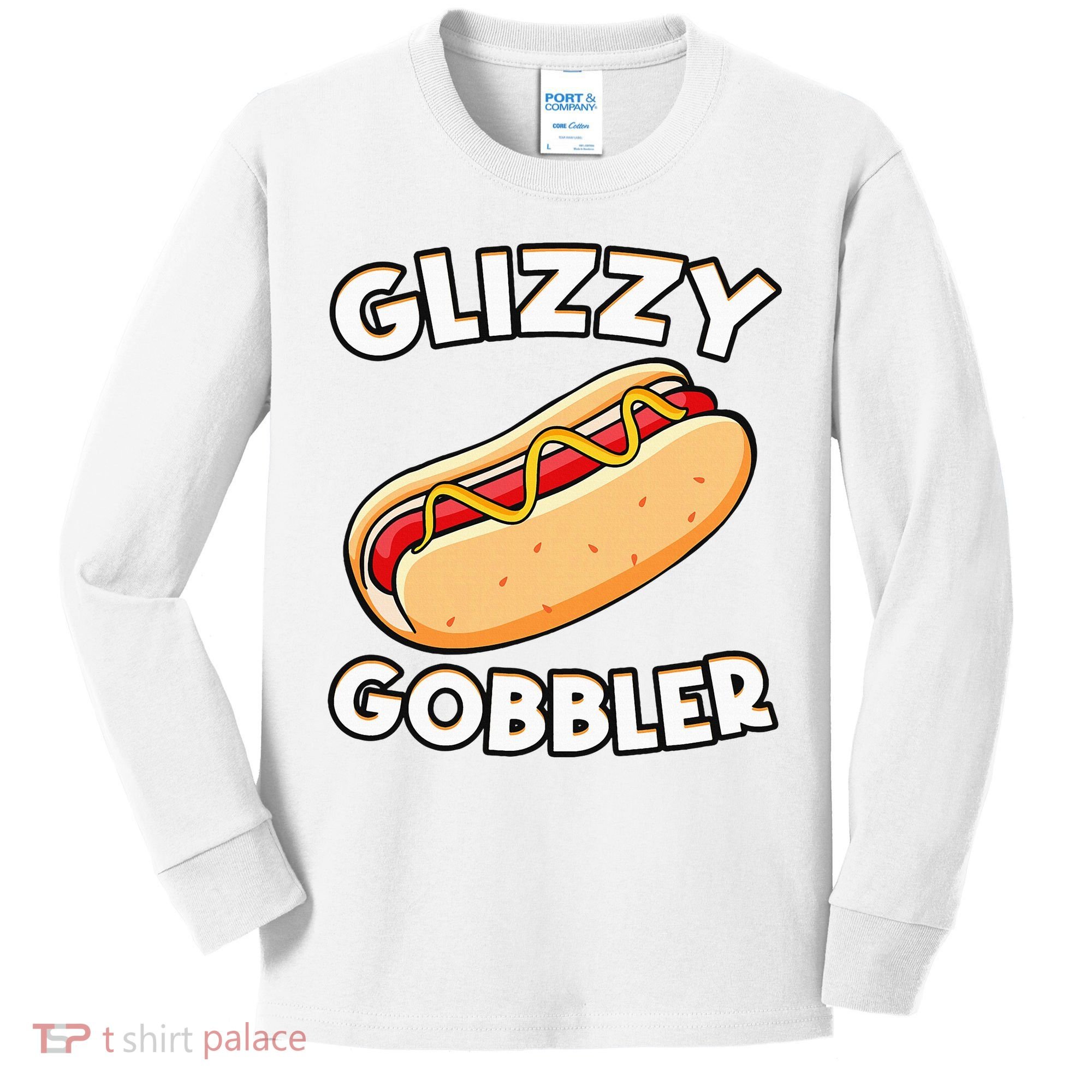 Hot Dog Glizzy Gobbler Number One Glizzy Gladiator Kids Long Sleeve Shirt