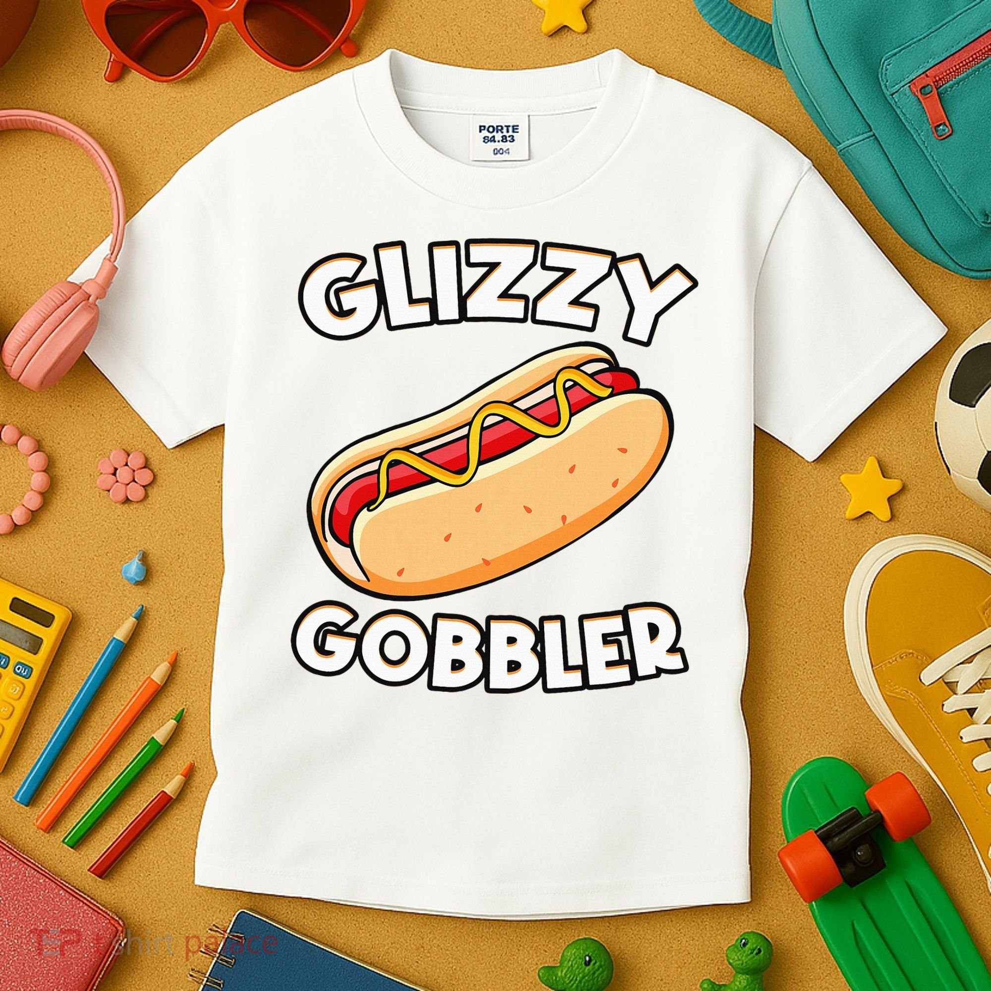 Hot Dog Glizzy Gobbler Number One Glizzy Gladiator Kids T-Shirt