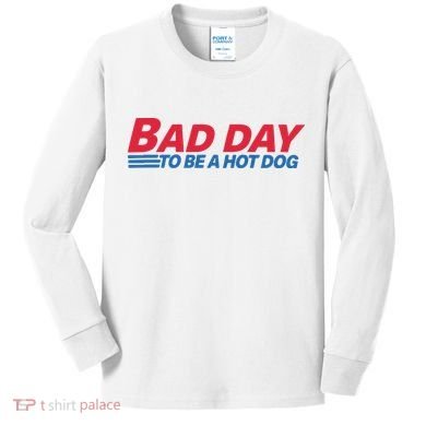 Hot Dog Kids Long Sleeve Shirt