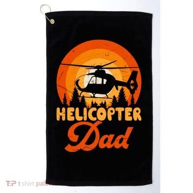 Helicopter Dad Golf Towel