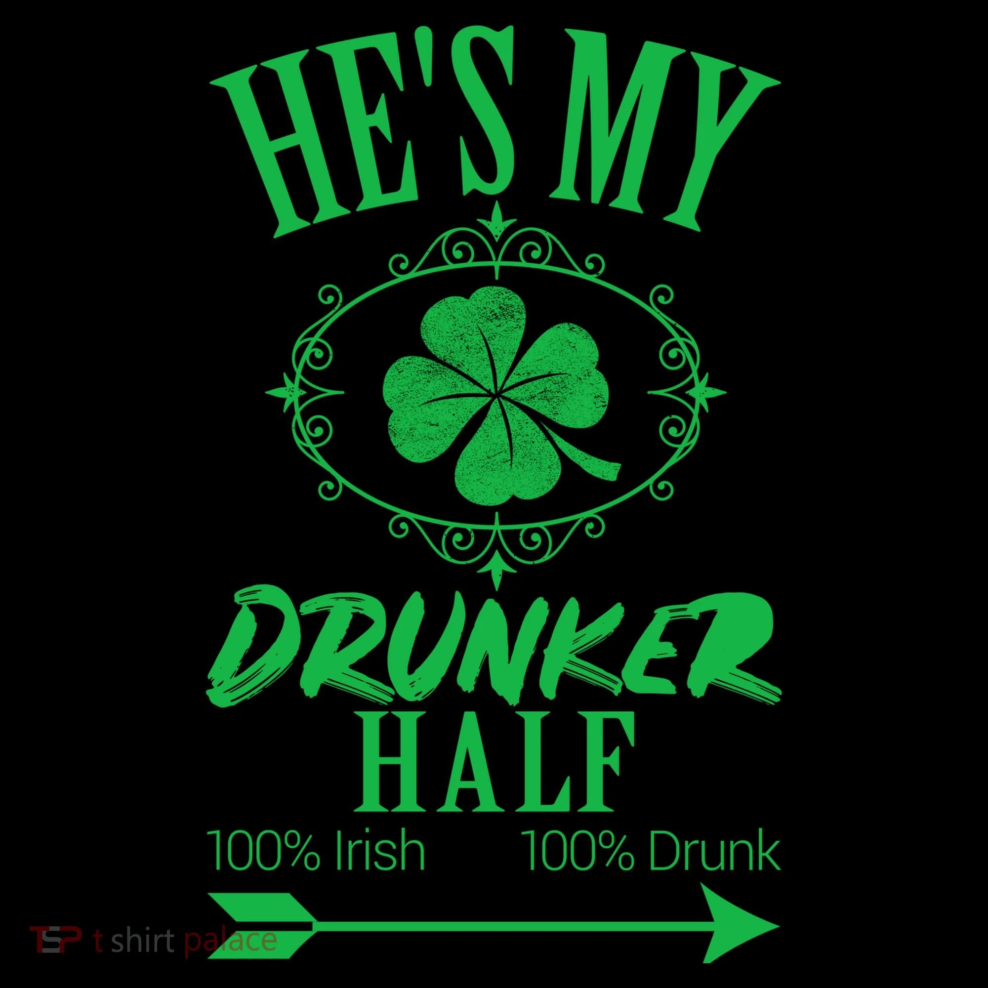 Hes My Drunker Half St Patricks Day Matching Couple Coffee Mug