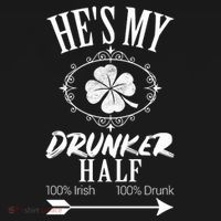 Hes My Drunker Half St Patricks Day Matching Couple Tank Top thumb 6