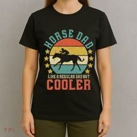 Horse Dad Horseback Riding FatherS Day Gift T-Shirt thumb 4