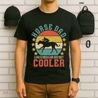 Horse Dad Horseback Riding FatherS Day Gift T-Shirt thumb 6