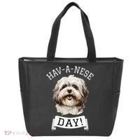 HavANese Day! Havanese Dog Lovers Funny Gift Tote Bag thumb 0