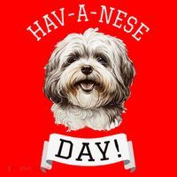 HavANese Day! Havanese Dog Lovers Funny Gift Santa Hat thumb 1
