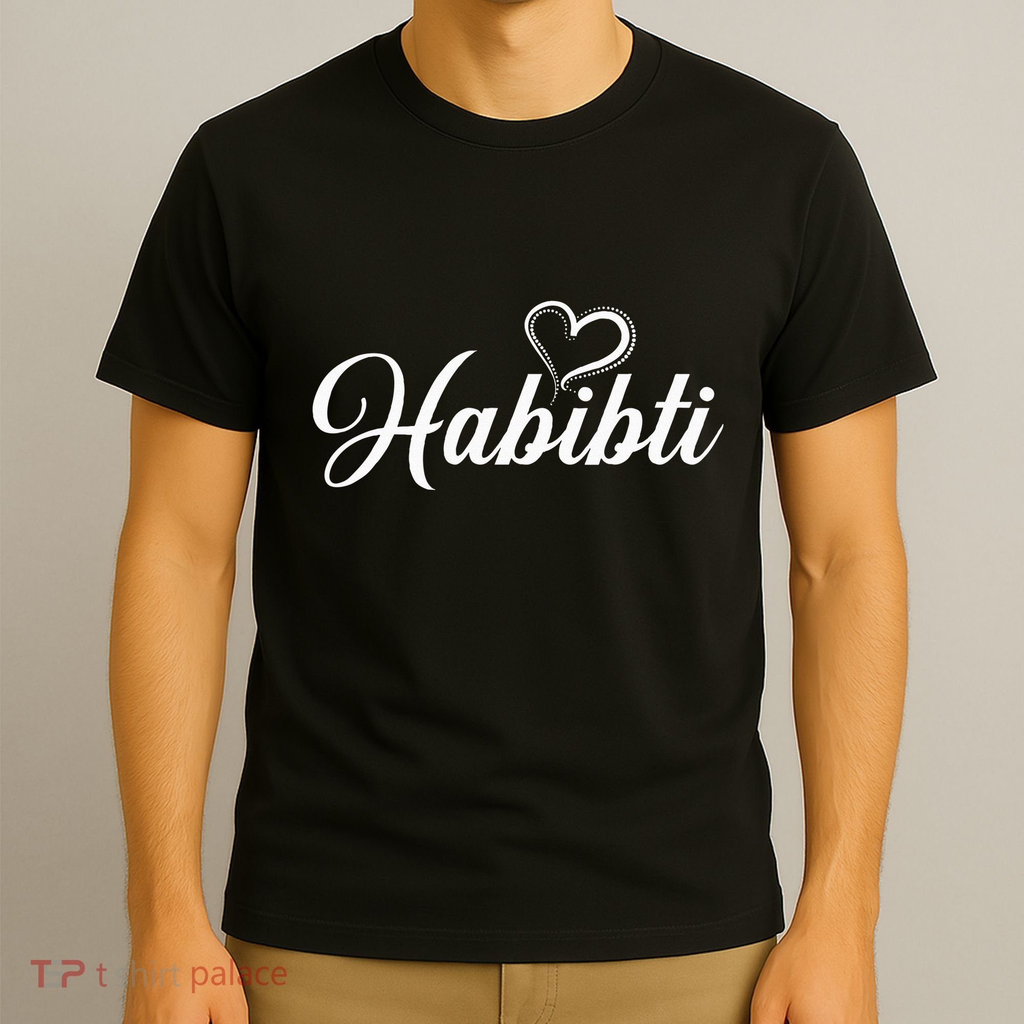 Habibti Darling Heart Arabic T-Shirt