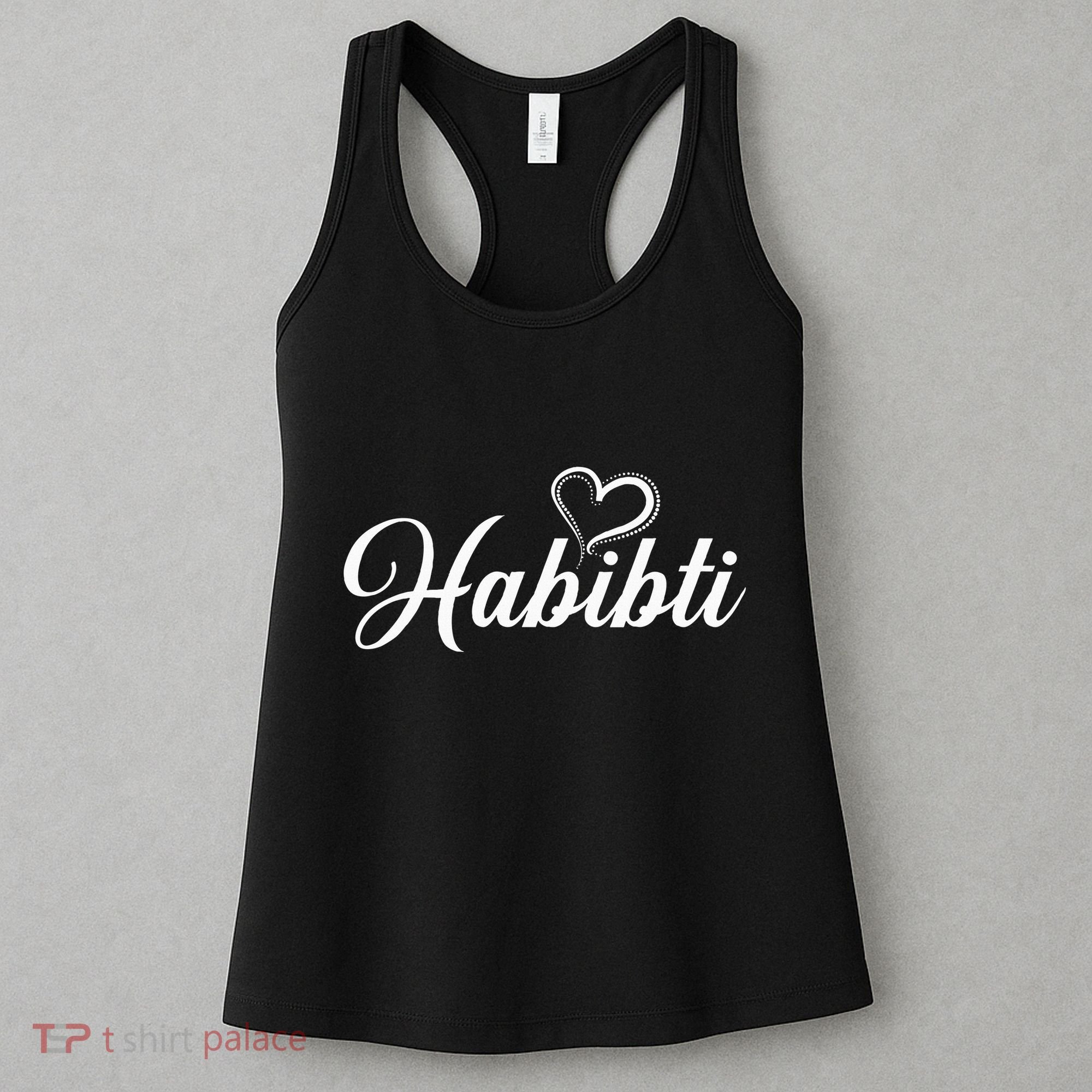 Habibti Darling Heart Arabic Women's Tank Top