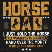Horse Dad Horsing Fix Whatever Is Broken Drive The Horse Box Women's Hoodie thumb 2