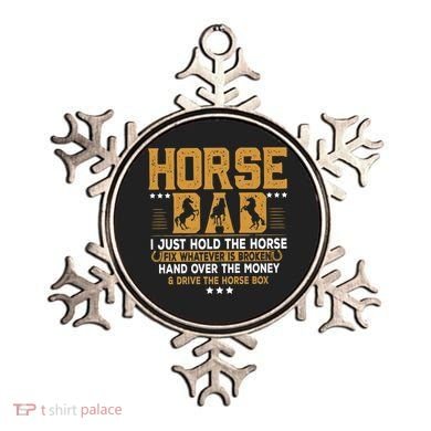 Horse Dad Horsing Fix Whatever Is Broken Drive The Horse Box Ornament